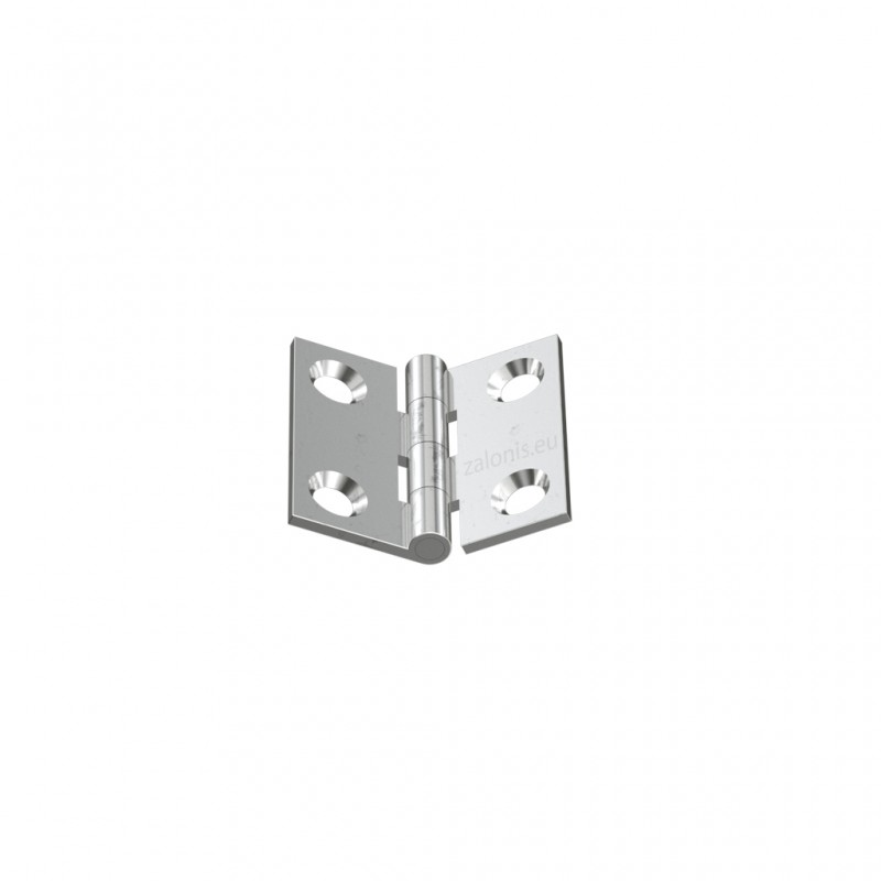 NICKEL PLATED BRASS FLAT HINGE 25x25 ITALY